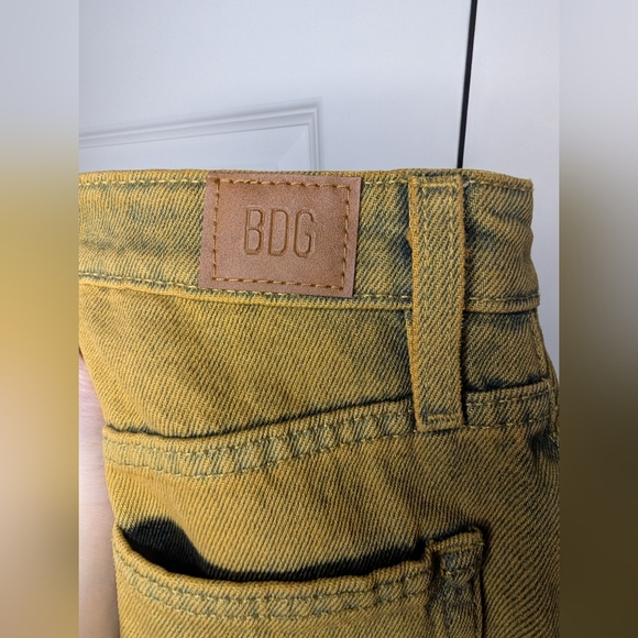 BDG Womens US 26 Mom High Rise Orange/Gold Acid Wash Jeans Preowned - Picture 4 of 13